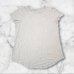 Lululemon Size 6 White Short Sleeve